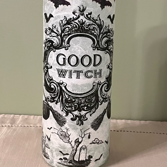 Good Witch Decorated Bottle, Halloween Decor, Home Decor - Picture 4 of 5